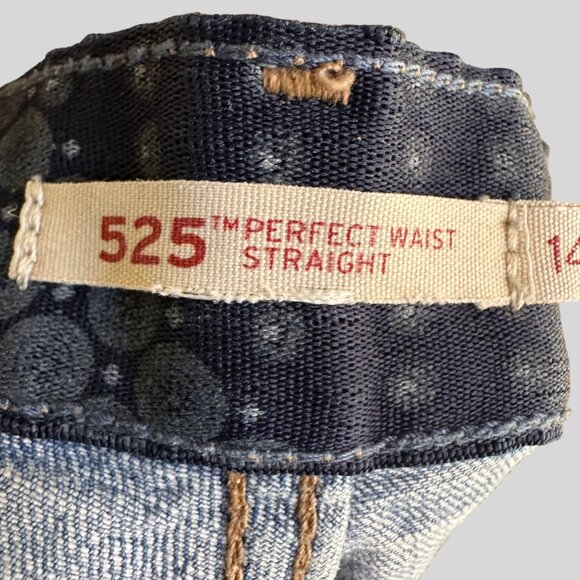 Levi Strauss & Co 525 Women's Perfect Waist Straight Leg Jeans Denim Size 14 - Picture 9 of 10